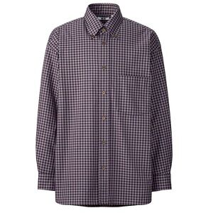 Uniqlo Twill Oversized Shirt | Checked